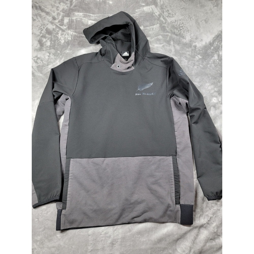 Adidas New‎ Zealand All Blacks Rugby Mens Medium Performance Pullover Hoodie